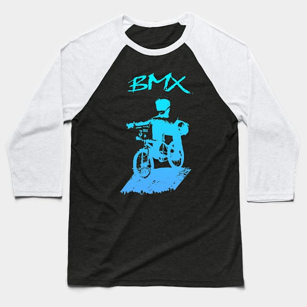 bmx Baseball T-Shirt by rickylabellevie